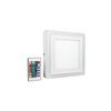 LED fali/mennyezeti lámpatest falonkívüli 17W 220-240V AC 700lm LED Color+ WHITE SQ LEDVANCE - 4058075227576